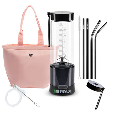 Blendaco Package: Blender + Straws + Bag + HotLid + Brush&Gasket